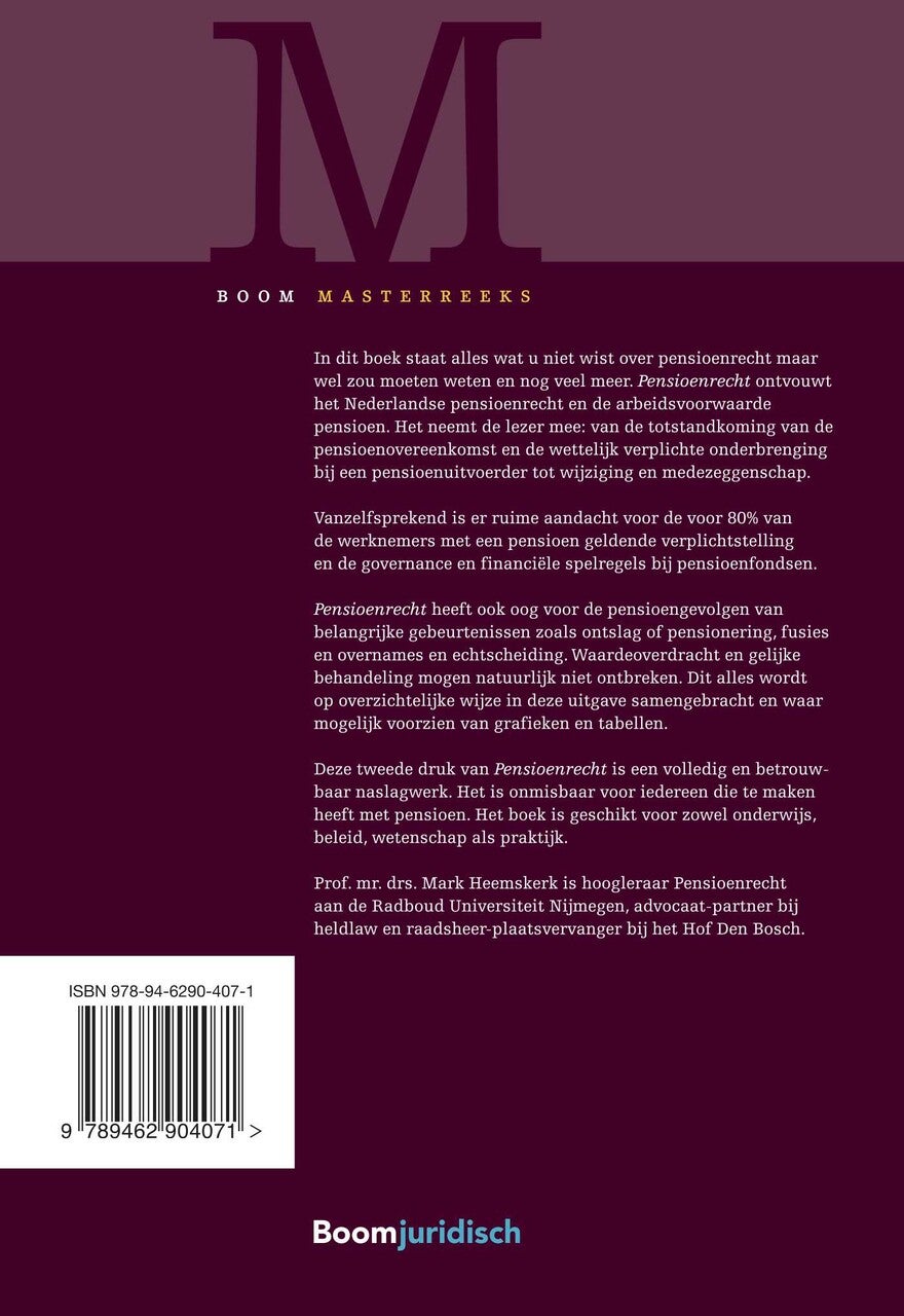 Pensioenrecht (E-book) Pensioenrecht (E-book)