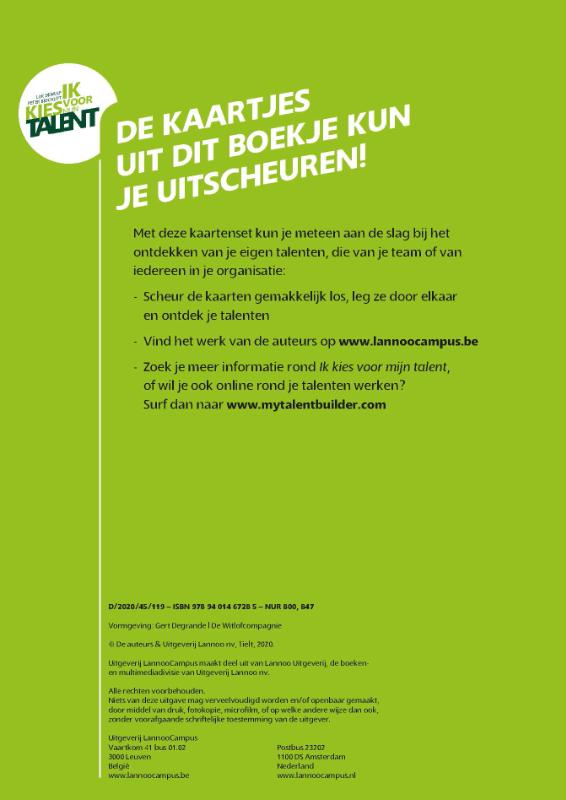Talentenkaartjes volwassenen (nieuwe editie) (Paperback) Talentenkaartjes volwassenen (nieuwe editie) (Paperback)