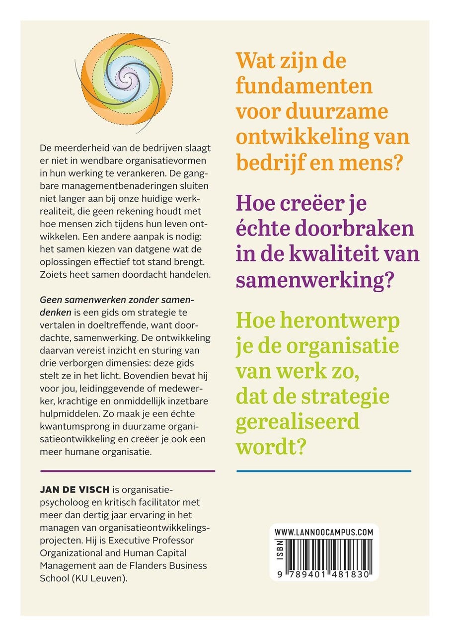 Geen samenwerken zonder samendenken (E-book) Geen samenwerken zonder samendenken (E-book)