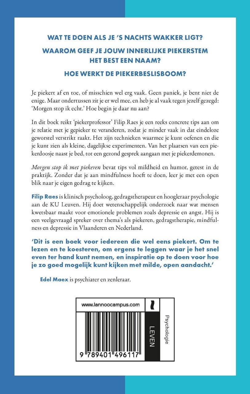 Morgen stop ik met piekeren (E-book) Morgen stop ik met piekeren (E-book)
