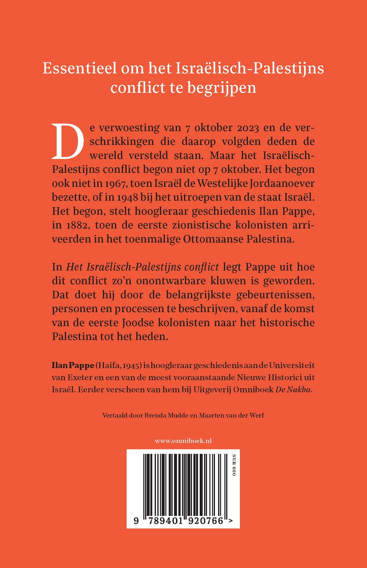 Het Israëlisch-Palestijns conflict (Paperback) Het Israëlisch-Palestijns conflict (Paperback)