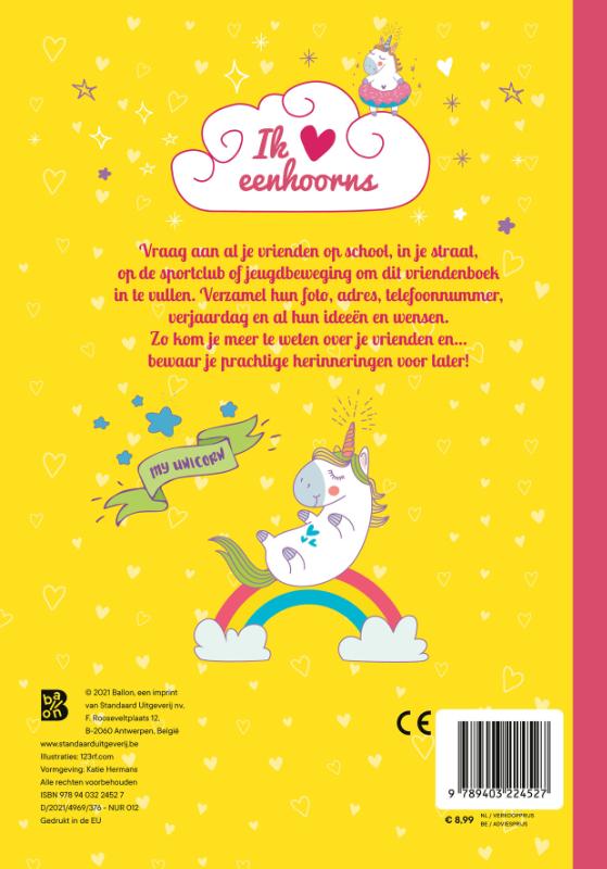 Vriendenboek Eenhoorns (Hardback) Vriendenboek Eenhoorns (Hardback)