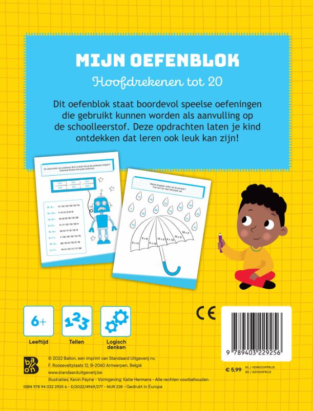 Mijn oefenblok Hoofdrekenen tot 20 (Paperback) Mijn oefenblok Hoofdrekenen tot 20 (Paperback)