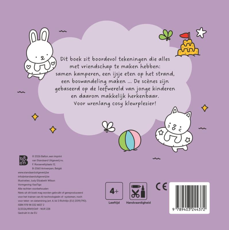 Cosy kleurboek: Leuke vriendjes (Paperback) Cosy kleurboek: Leuke vriendjes (Paperback)