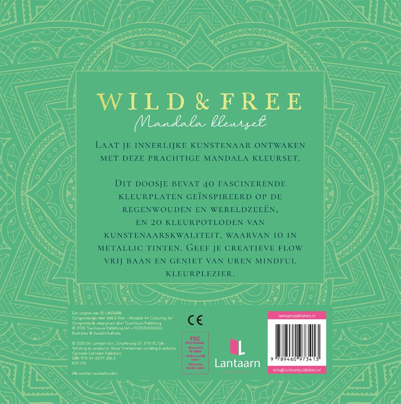 Wild & free Mandala kleurset (Hardback) Wild & free Mandala kleurset (Hardback)