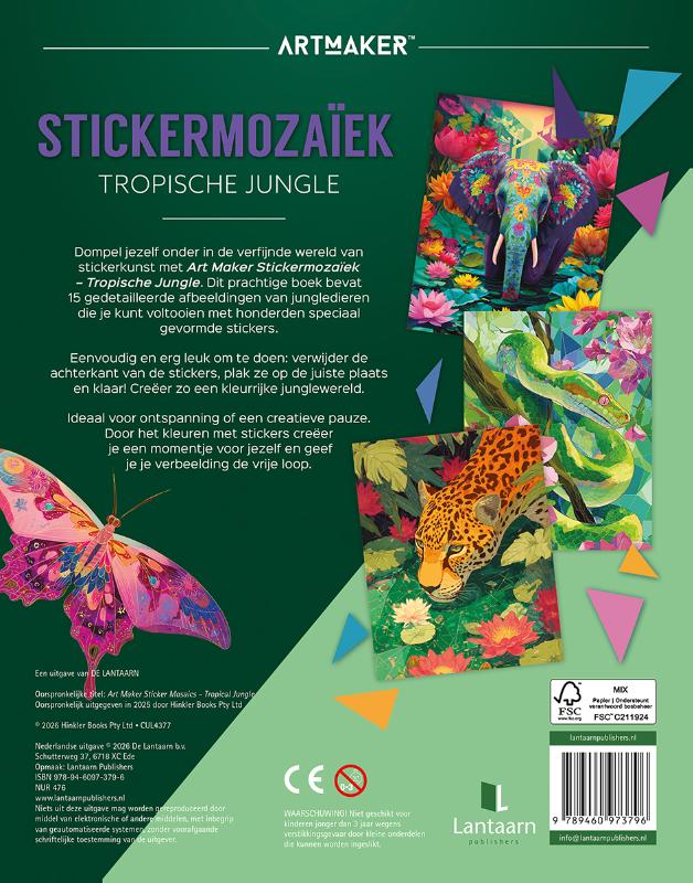 Stickermozaïek - tropische jungle (Paperback) Stickermozaïek - tropische jungle (Paperback)