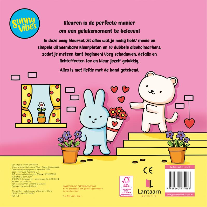Sunny vibes - Happy kleurset (Hardback) Sunny vibes - Happy kleurset (Hardback)