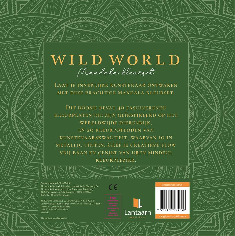 Wild world Mandala kleurset (Hardback) Wild world Mandala kleurset (Hardback)