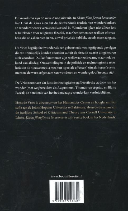 Kleine filosofie van het wonder (Paperback) Kleine filosofie van het wonder (Paperback)