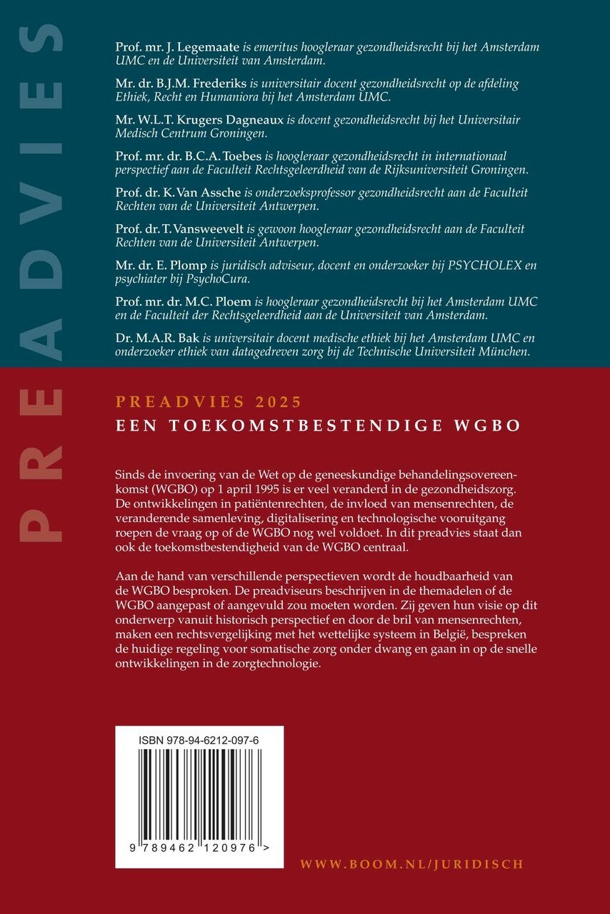 Een toekomstbestendige WGBO (Paperback) Een toekomstbestendige WGBO (Paperback)