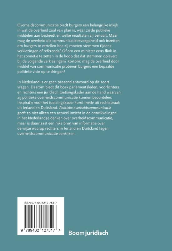 Politieke overheidscommunicatie (Paperback) Politieke overheidscommunicatie (Paperback)