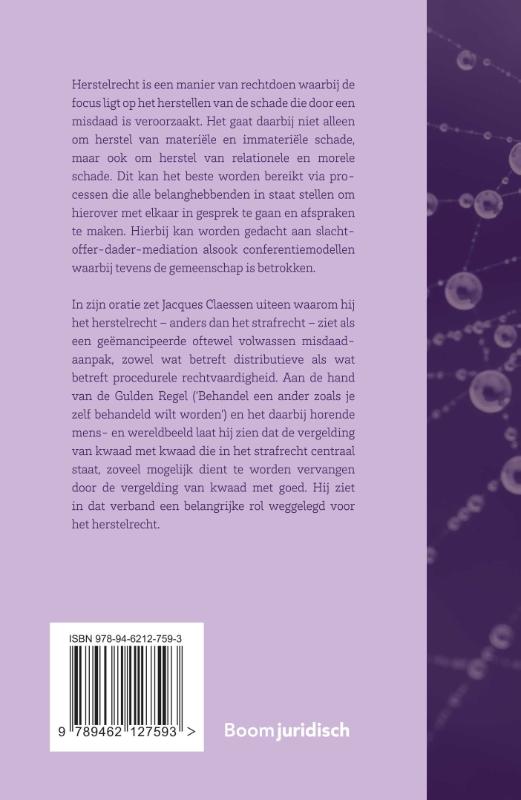 Herstelrecht: de kunst van een geëmancipeerde misdaadaanpak (Paperback) Herstelrecht: de kunst van een geëmancipeerde misdaadaanpak (Paperback)