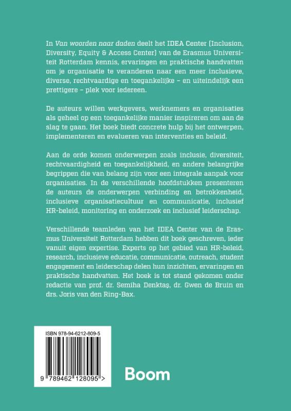 Van woorden naar daden: een gids voor een inclusieve organisatie (Paperback) Van woorden naar daden: een gids voor een inclusieve organisatie (Paperback)