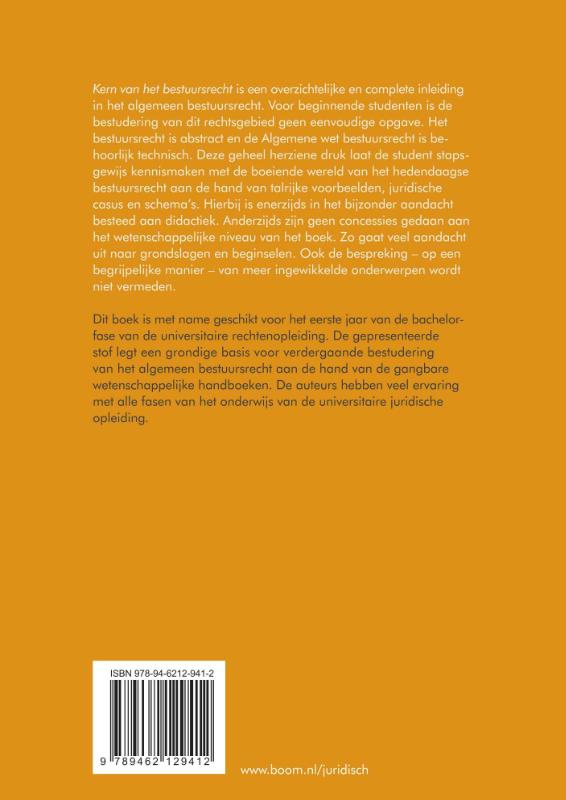 Kern van het bestuursrecht (Paperback) Kern van het bestuursrecht (Paperback)