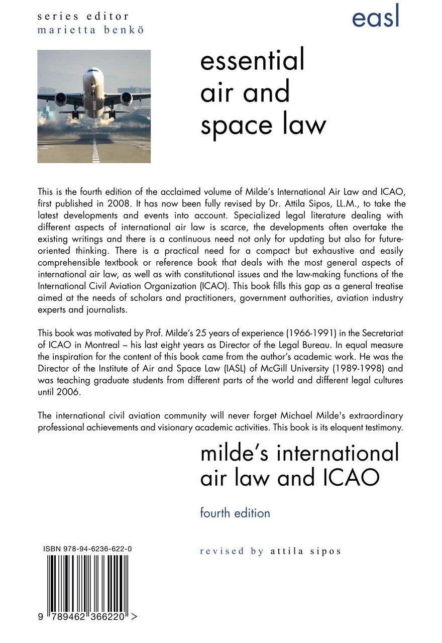 Milde’s International Air Law and ICAO (Hardback) Milde’s International Air Law and ICAO (Hardback)