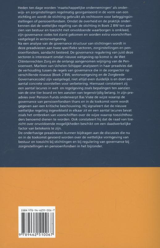 Bestuur en toezicht bij stichtingen (Paperback) Bestuur en toezicht bij stichtingen (Paperback)