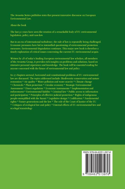 EU Environmental Policy and Law: Reflections at Fifty (Paperback) EU Environmental Policy and Law: Reflections at Fifty (Paperback)