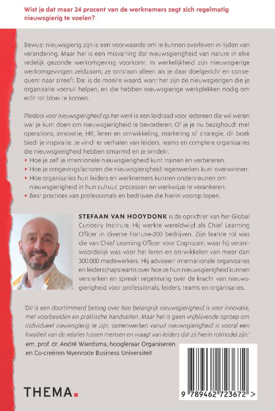 Pleidooi voor nieuwsgierigheid op het werk (Paperback) Pleidooi voor nieuwsgierigheid op het werk (Paperback)