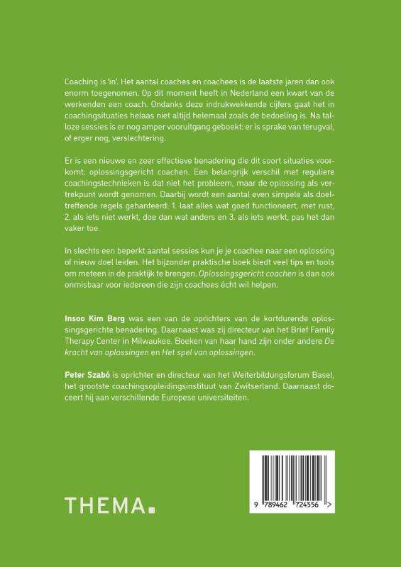 Oplossingsgericht coachen (Paperback) Oplossingsgericht coachen (Paperback)