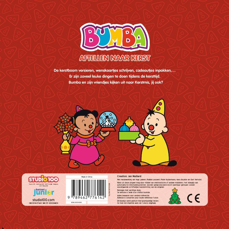 Bumba : kartonboek – Aftellen naar kerst (Kartonboek) Bumba : kartonboek – Aftellen naar kerst (Kartonboek)