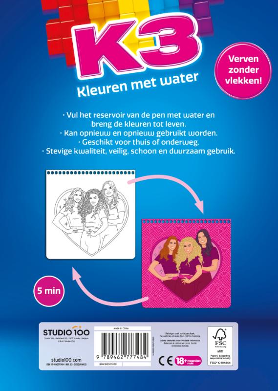 K3 Kleuren met water (Hardback) K3 Kleuren met water (Hardback)