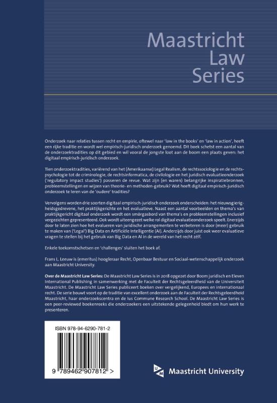 Van Legal Realism naar Legal Big Data (Paperback) Van Legal Realism naar Legal Big Data (Paperback)