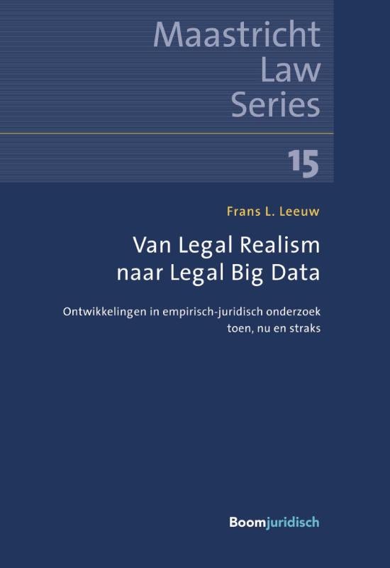 Van Legal Realism naar Legal Big Data (Paperback) Van Legal Realism naar Legal Big Data (Paperback)