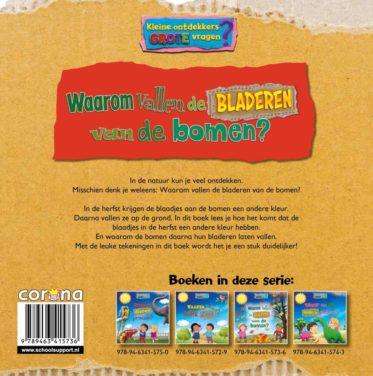 Waarom vallen de bladeren van de bomen? (Hardback) Waarom vallen de bladeren van de bomen? (Hardback)
