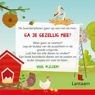 Boerderijdieren- boek + puzzeltrein (Hardback) Boerderijdieren- boek + puzzeltrein (Hardback)