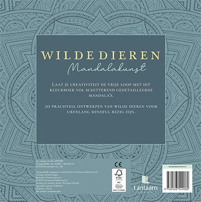 Wilde dieren - mandalakunst (Paperback) Wilde dieren - mandalakunst (Paperback)