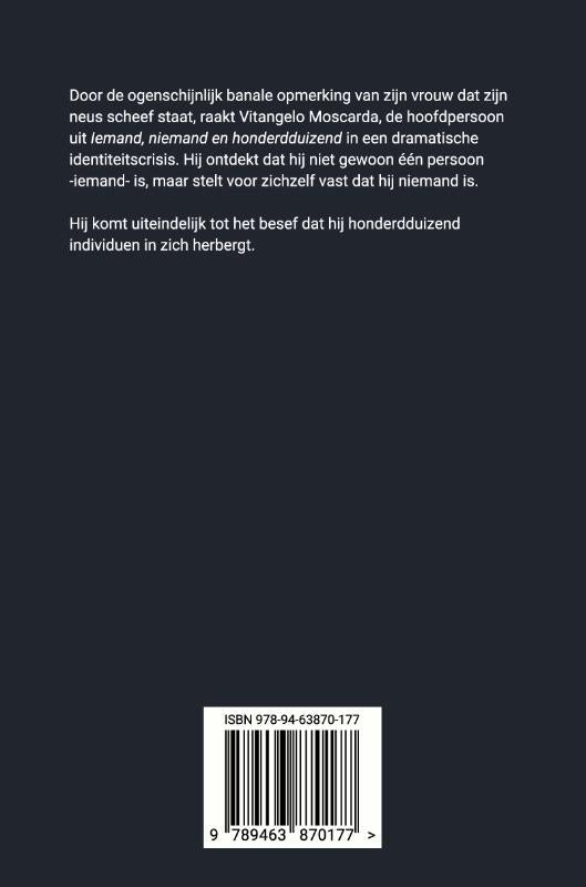 Iemand, niemand en honderdduizend (Paperback) Iemand, niemand en honderdduizend (Paperback)