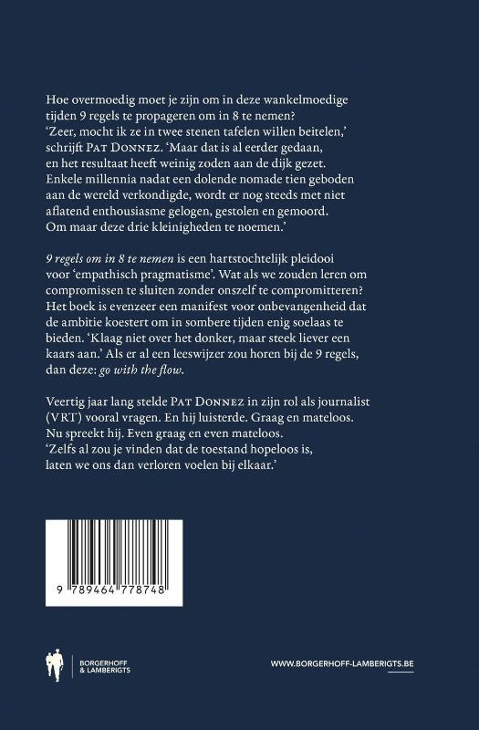 9 regels om in 8 te nemen (Paperback) 9 regels om in 8 te nemen (Paperback)