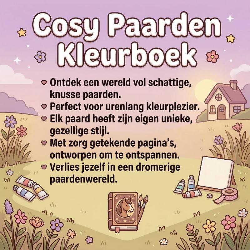 Cozy Paarden Kleurboek (Paperback) Cozy Paarden Kleurboek (Paperback)