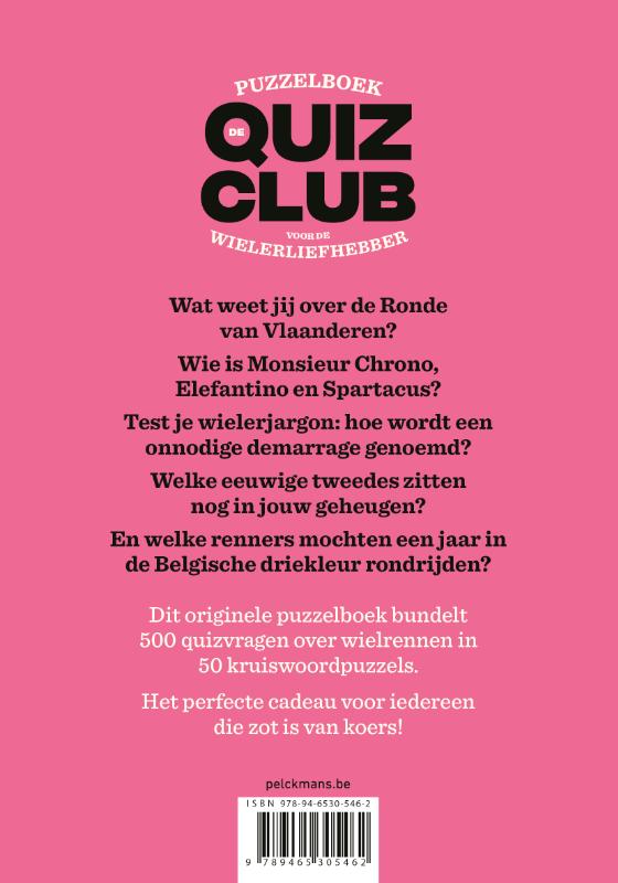 De quizclub voor de wielerliefhebber (Paperback) De quizclub voor de wielerliefhebber (Paperback)