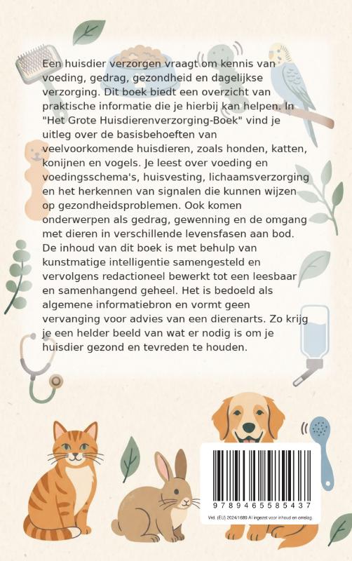 Het Grote Huisdierenverzorging-Boek (Paperback) Het Grote Huisdierenverzorging-Boek (Paperback)