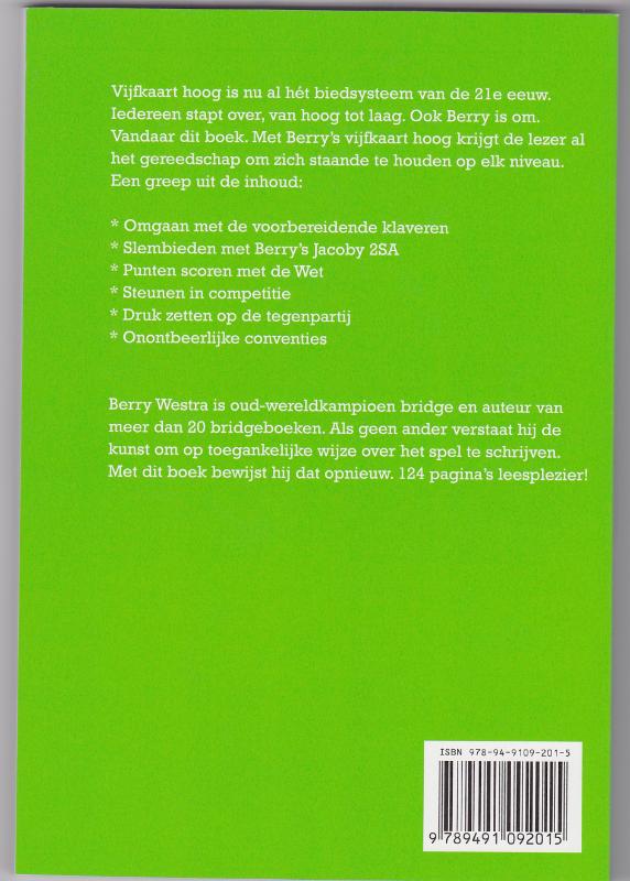 Berry's vijfkaart hoog (Paperback) Berry's vijfkaart hoog (Paperback)