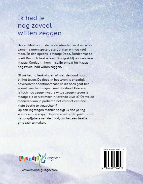 Ik had je nog zoveel willen zeggen (Hardback) Ik had je nog zoveel willen zeggen (Hardback)