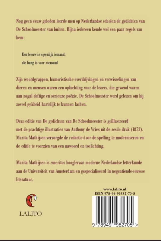 De gedichten van De Schoolmeester (Paperback) De gedichten van De Schoolmeester (Paperback)