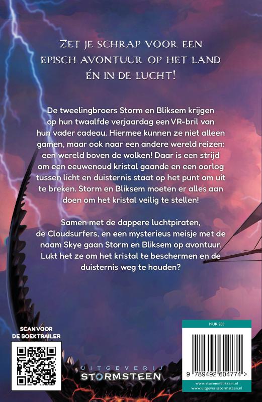 Storm en Bliksem en de vlucht van de Cloudsurfers (Hardback) Storm en Bliksem en de vlucht van de Cloudsurfers (Hardback)