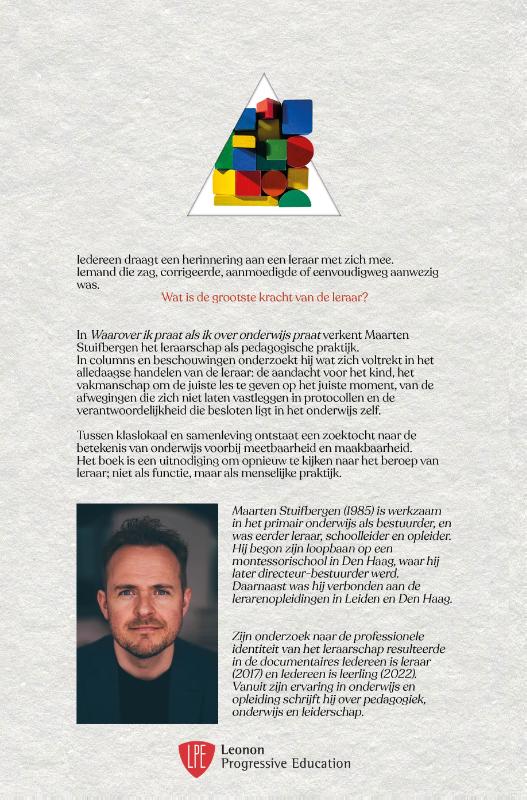 Waarover ik praat als ik over onderwijs praat (Hardback) Waarover ik praat als ik over onderwijs praat (Hardback)