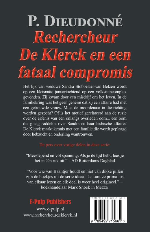 Rechercheur De Klerck en een fataal compromis (Paperback) Rechercheur De Klerck en een fataal compromis (Paperback)