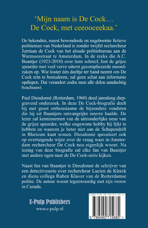 Leven en werk van rechercheur De Cock (Paperback) Leven en werk van rechercheur De Cock (Paperback)
