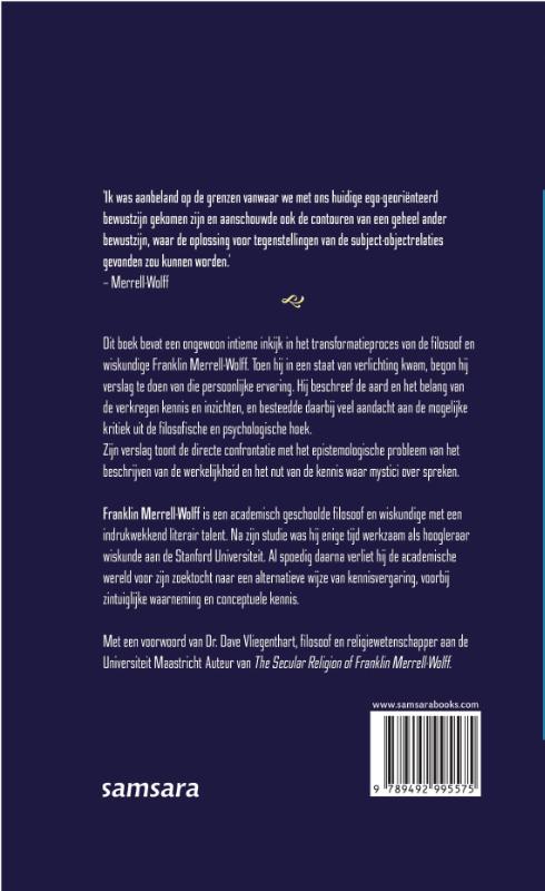 Filosofie en ervaring van verlichting (Hardback) Filosofie en ervaring van verlichting (Hardback)