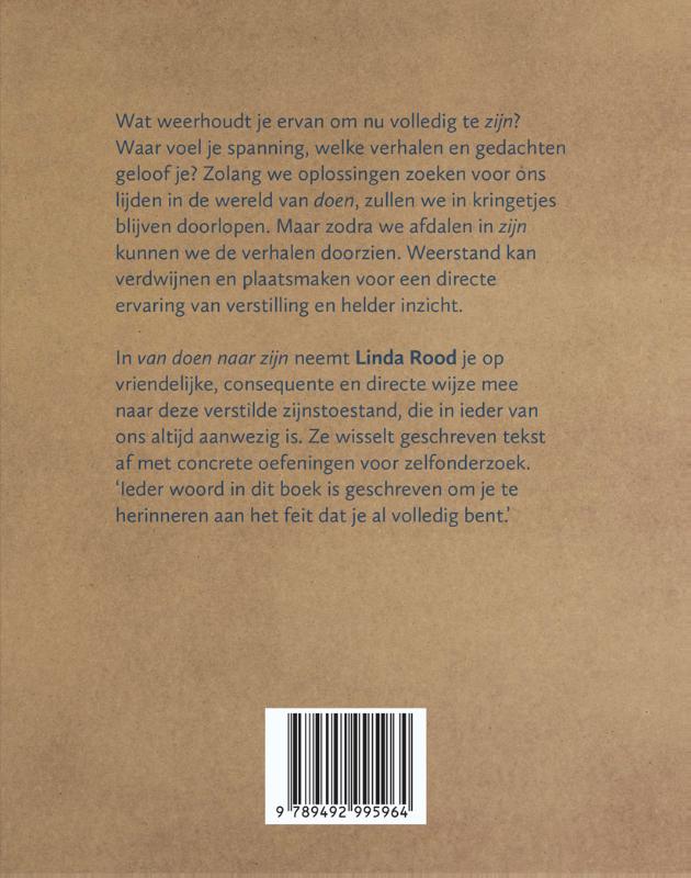 Van doen naar zijn (Hardback) Van doen naar zijn (Hardback)