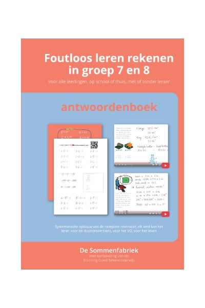 Foutloos leren rekenen in groep 7 en 8 (Paperback) Foutloos leren rekenen in groep 7 en 8 (Paperback)