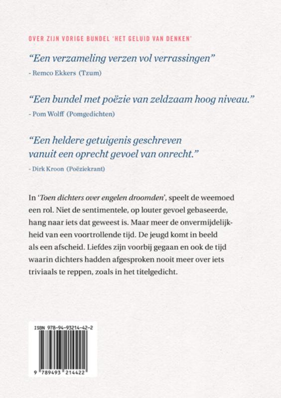 Toen dichters over engelen droomden (Paperback) Toen dichters over engelen droomden (Paperback)