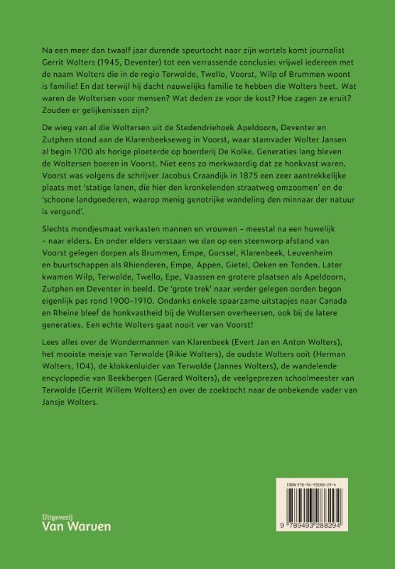 De wieg van Wolters (Paperback) De wieg van Wolters (Paperback)