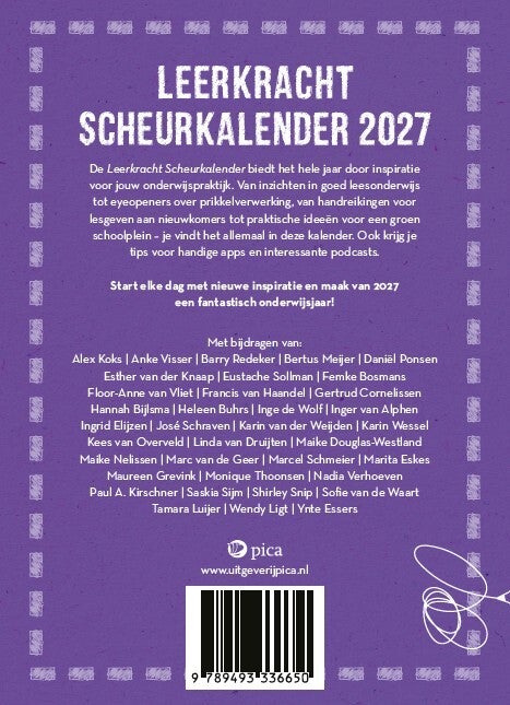 Leerkracht scheurkalender 2027 (Kalender) Leerkracht scheurkalender 2027 (Kalender)