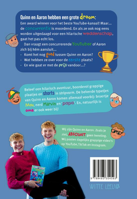 Quinn en Aaron shorts (Hardback) Quinn en Aaron shorts (Hardback)