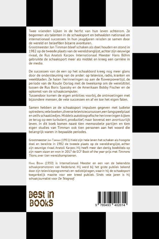 Herinneringen van twee schaakvrienden (Paperback) Herinneringen van twee schaakvrienden (Paperback)